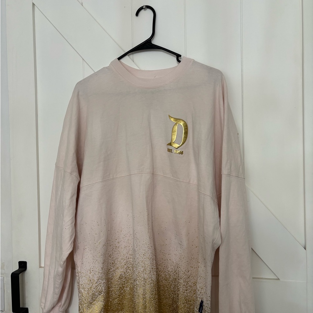 Disneyland Spirit Jersey
Champagne Pink & Gold Sparkles